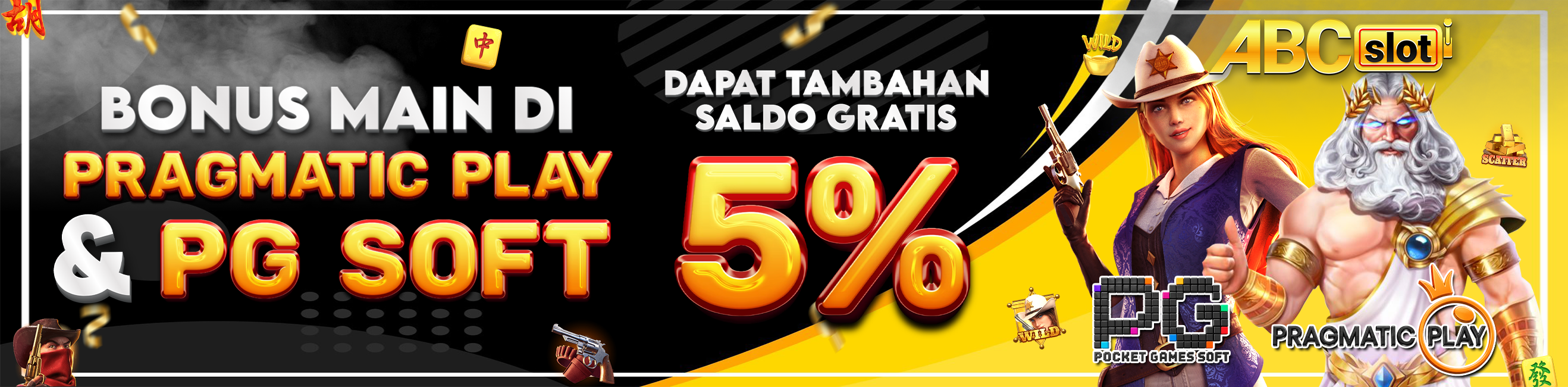 Bonus Pragmatic Play & PG SOFT 5%