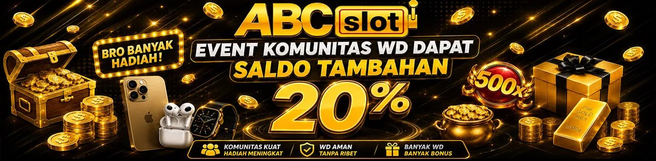 EVENT KOMUNITAS WD DAPAT SALDO TAMBAHAN 20%